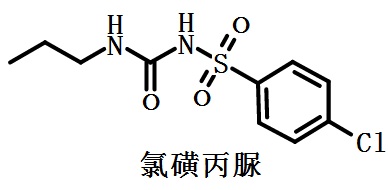 氯磺丙脲的结构式